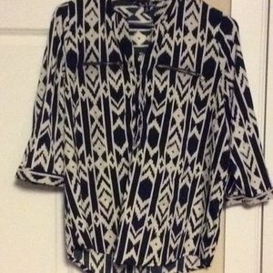 Quarter sleeve ladies top